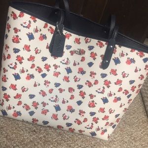 Coach Floral Reversible Tote